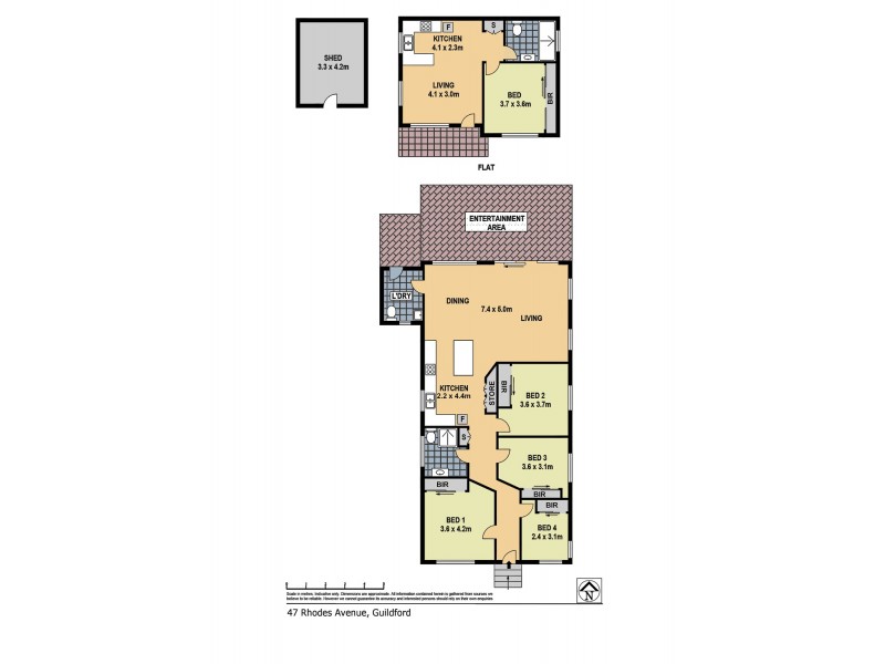 47 Rhodes Avenue, Guildford NSW 2161 Floorplan