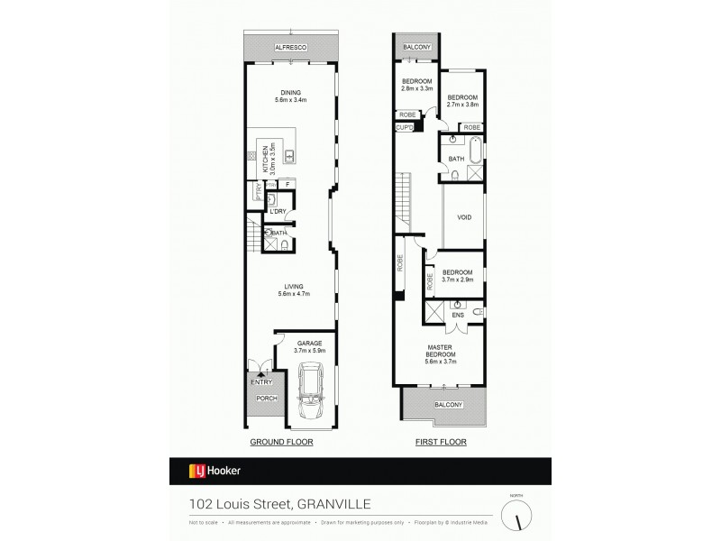 102a Louis Street, Granville NSW 2142 Floorplan