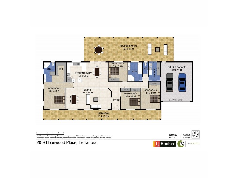 20 Ribbonwood Place, Terranora NSW 2486 Floorplan