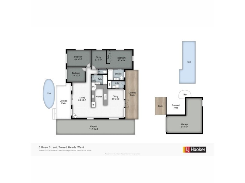 5 Rose Street, Tweed Heads West NSW 2485 Floorplan