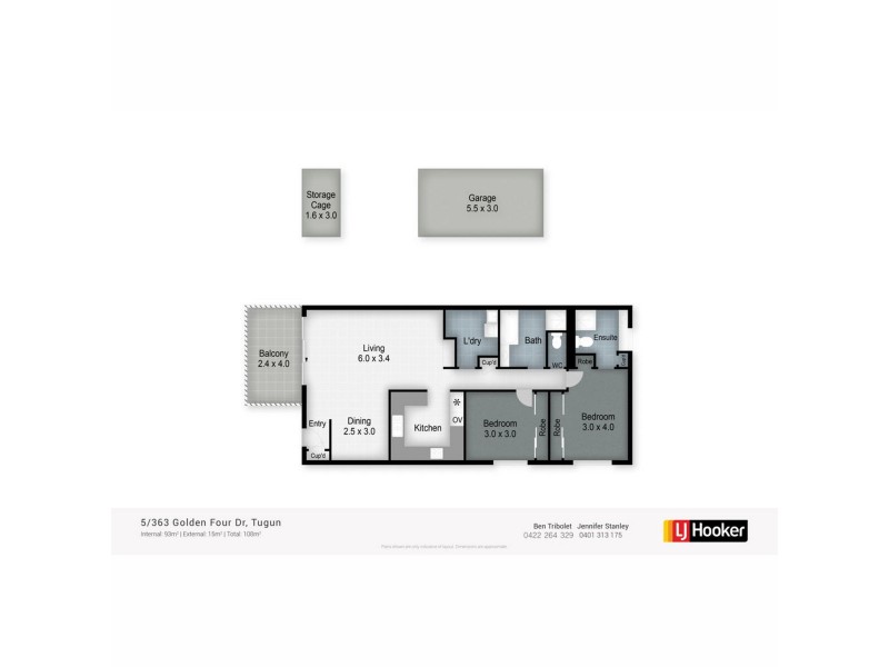 5/363 Golden Four Drive, Tugun QLD 4224 Floorplan
