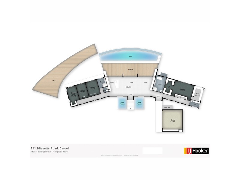 141 Blissetts Road, Carool NSW 2486 Floorplan