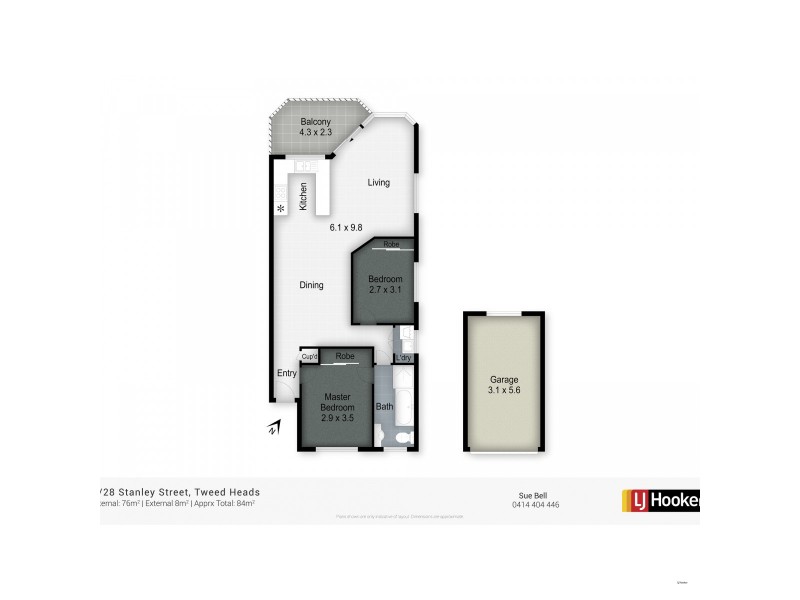 4/28 Stanley Street, Tweed Heads NSW 2485 Floorplan