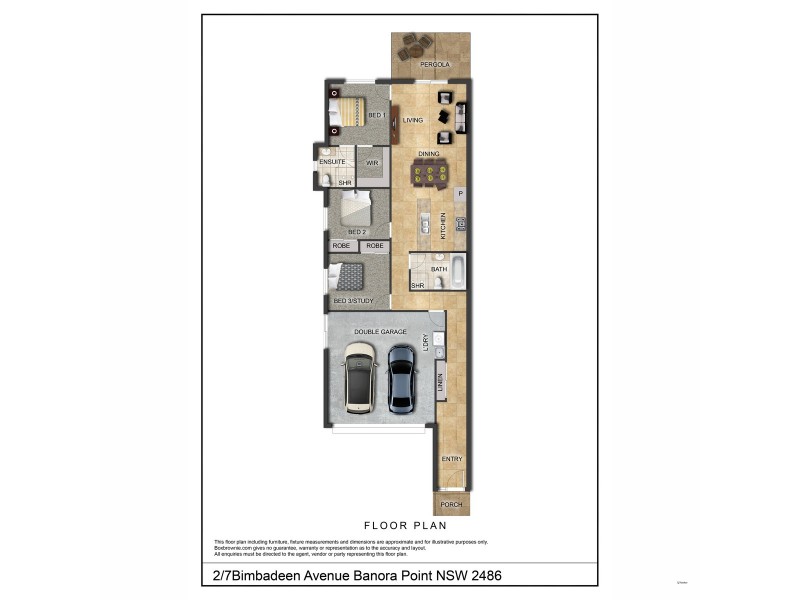 2/7 Bimbadeen Avenue, Banora Point NSW 2486 Floorplan
