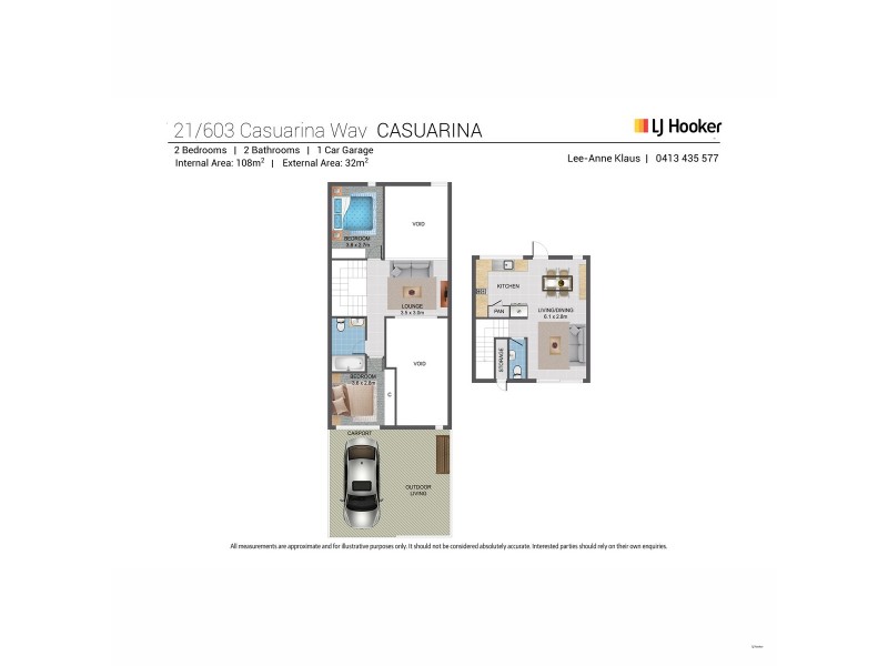 21/603-615 Casuarina Way, Casuarina NSW 2487 Floorplan
