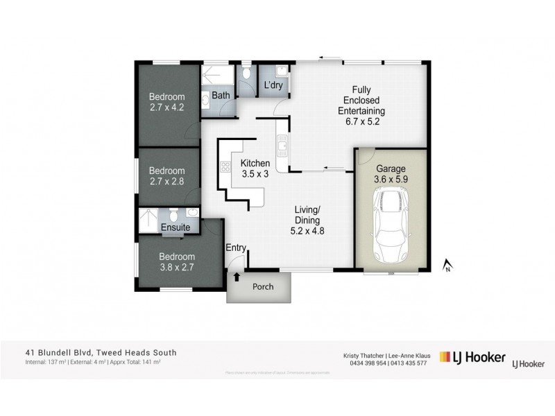 41 Blundell Boulevard, Tweed Heads South NSW 2486 Floorplan