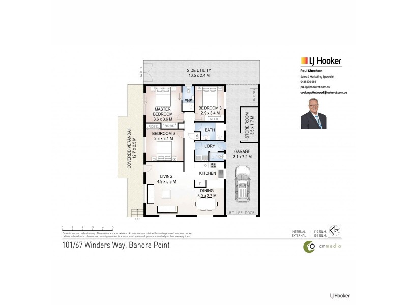 101/67 Winders Place, Banora Point NSW 2486 Floorplan