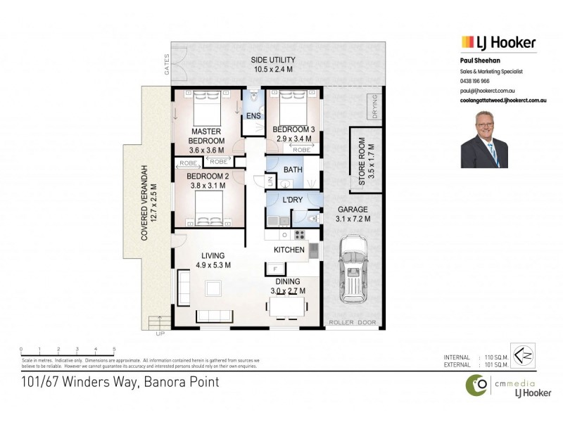 101/67 Winders Place, Banora Point NSW 2486 Floorplan
