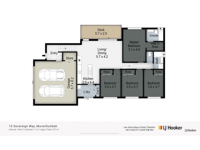 15 Sovereign Way, Murwillumbah NSW 2484 Floorplan