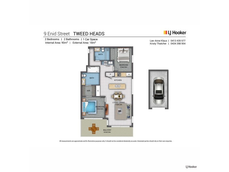 606/9-11 Enid Street, Tweed Heads NSW 2485 Floorplan