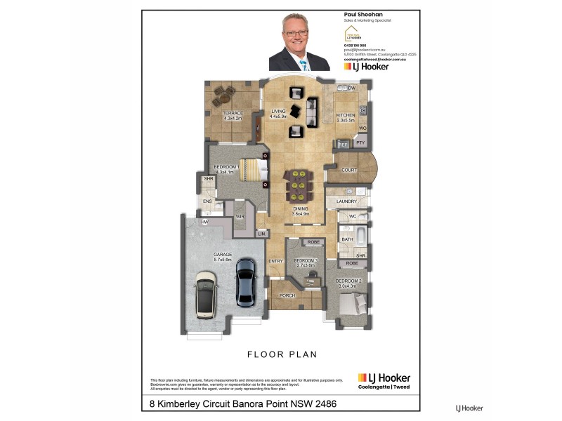 8 Kimberley Circuit, Banora Point NSW 2486 Floorplan