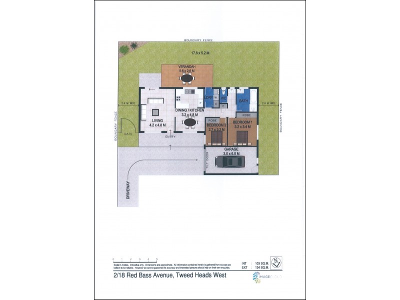 2/18 Red Bass Avenue, Tweed Heads West NSW 2485 Floorplan