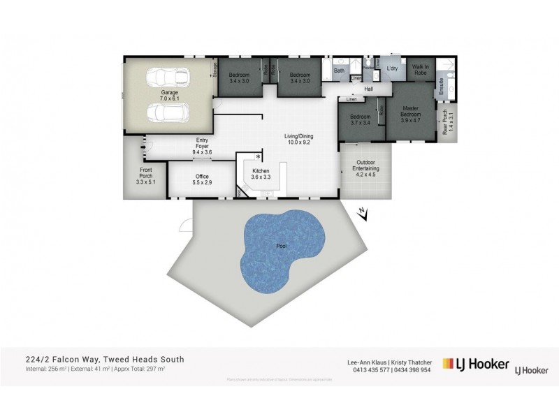 224/2 Falcon Way, Tweed Heads South NSW 2486 Floorplan