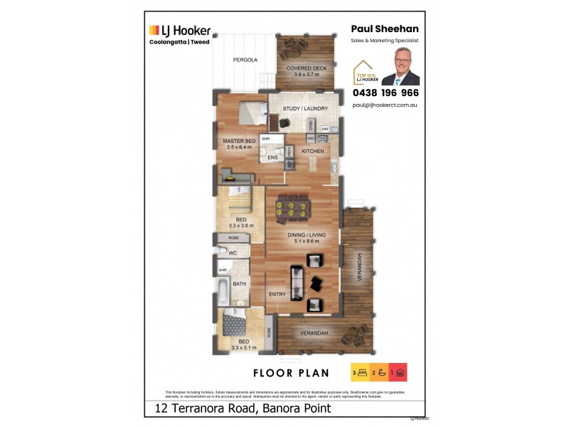 12 Terranora Road, Banora Point NSW 2486 Floorplan