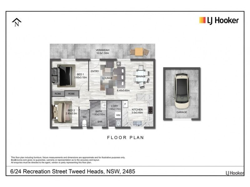6/24 Recreation Street, Tweed Heads NSW 2485 Floorplan