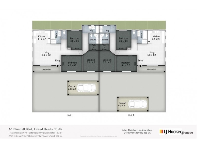 66 Blundell Boulevard, Tweed Heads South NSW 2486 Floorplan