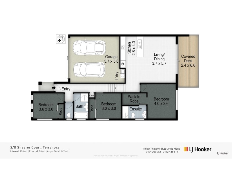 2/8 Shearer Court, Terranora NSW 2486 Floorplan