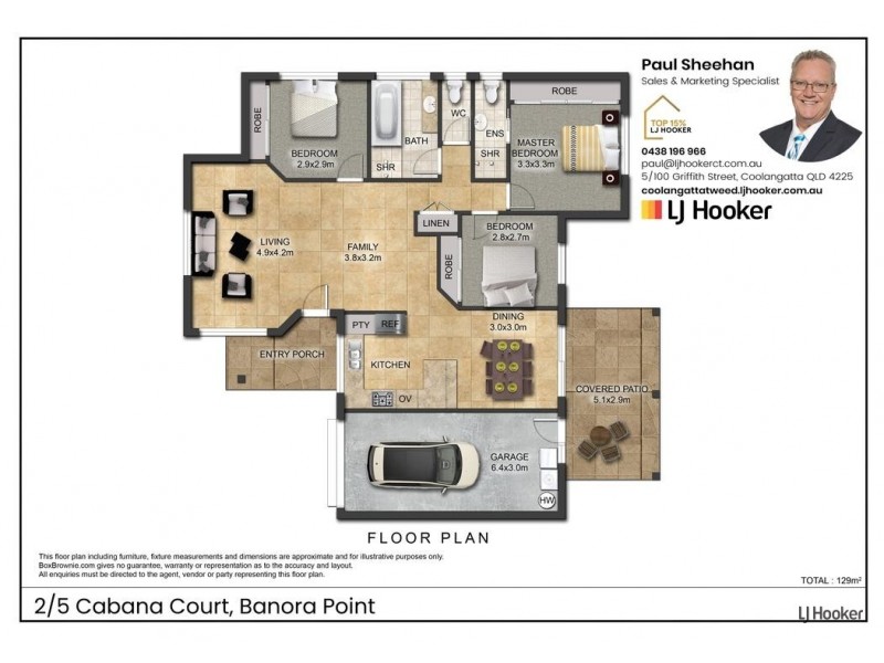 2/5 Cabana Court, Banora Point NSW 2486 Floorplan