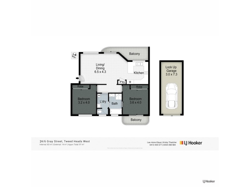 24/6 Gray Street, Tweed Heads West NSW 2485 Floorplan