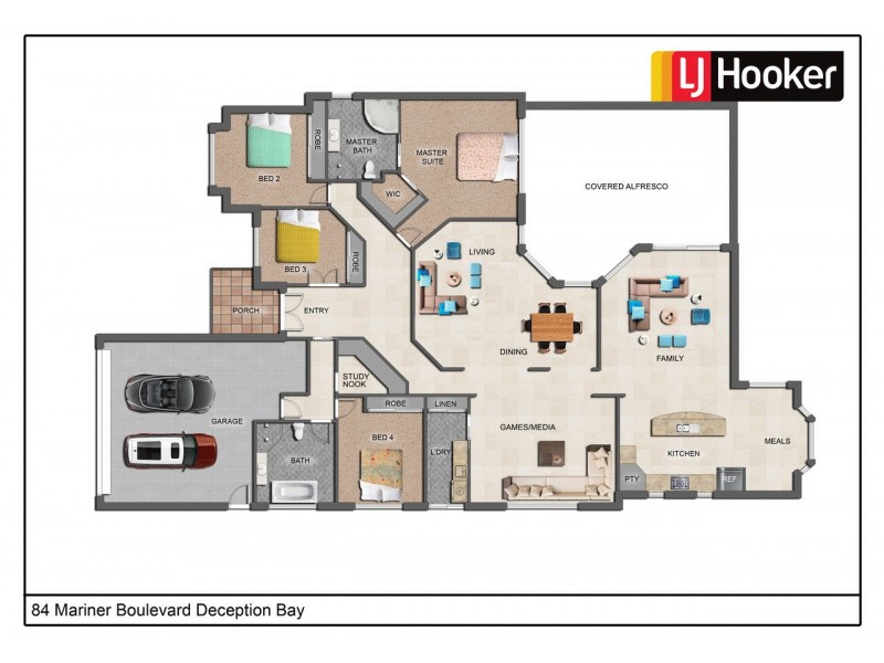 84 Mariner Boulevard, Deception Bay QLD 4508 Floorplan