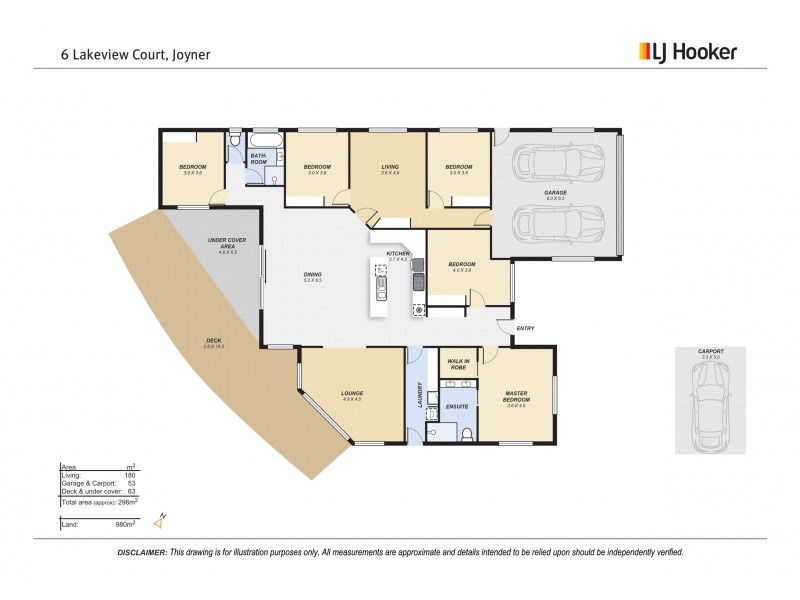 6 Lakeview Court, Joyner QLD 4500 Floorplan