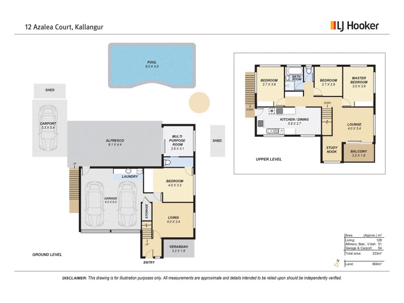12 Azalea Court, Kallangur QLD 4503 Floorplan