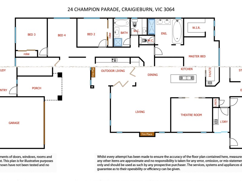 24 Champion Parade, Craigieburn VIC 3064 Floorplan