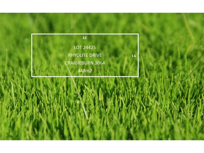 Lot 24425 Rhyolite Drive, Craigieburn VIC 3064