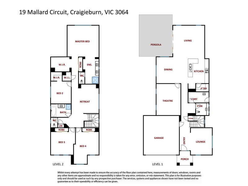 19 Mallard Cct, Craigieburn VIC 3064 Floorplan