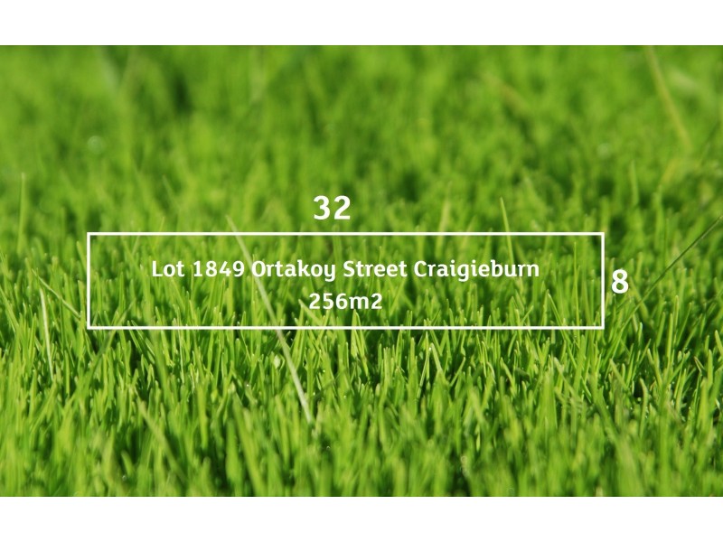 Lot 1849 Ortakoy Street, Craigieburn VIC 3064