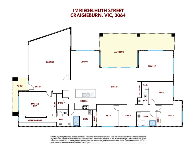 12 Riegelhuth Street, Craigieburn VIC 3064 Floorplan