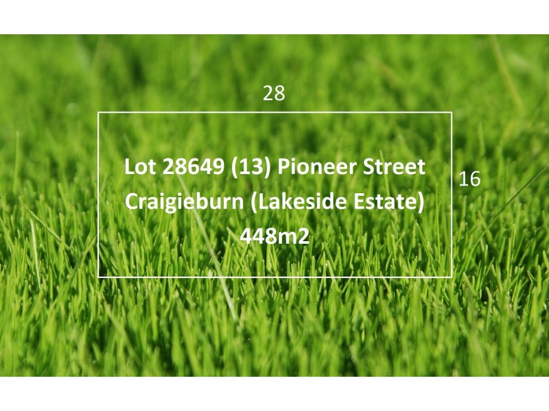 Lot 28649/13 Pioneer Street, Craigieburn VIC 3064