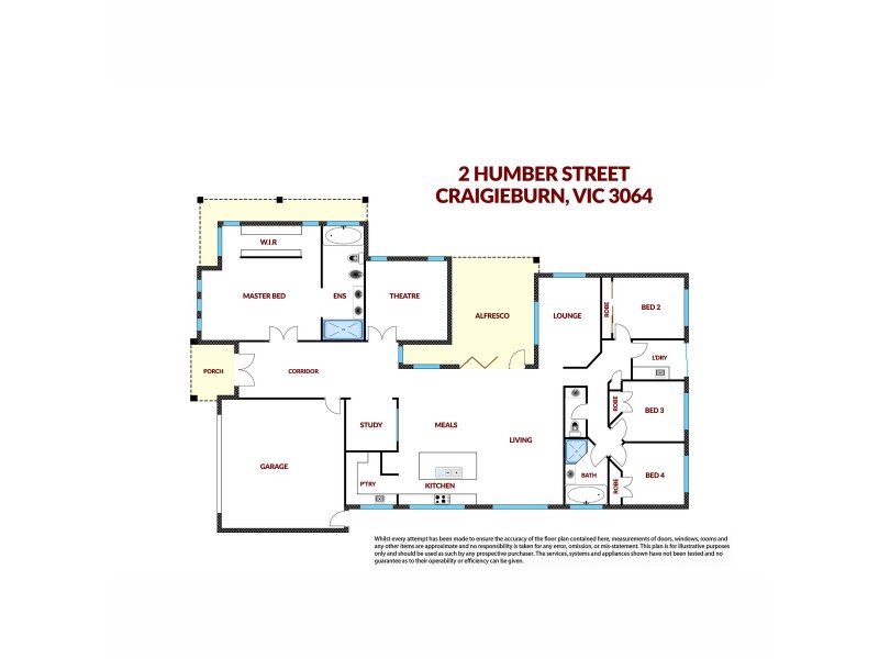 2 Humber Street, Craigieburn VIC 3064 Floorplan