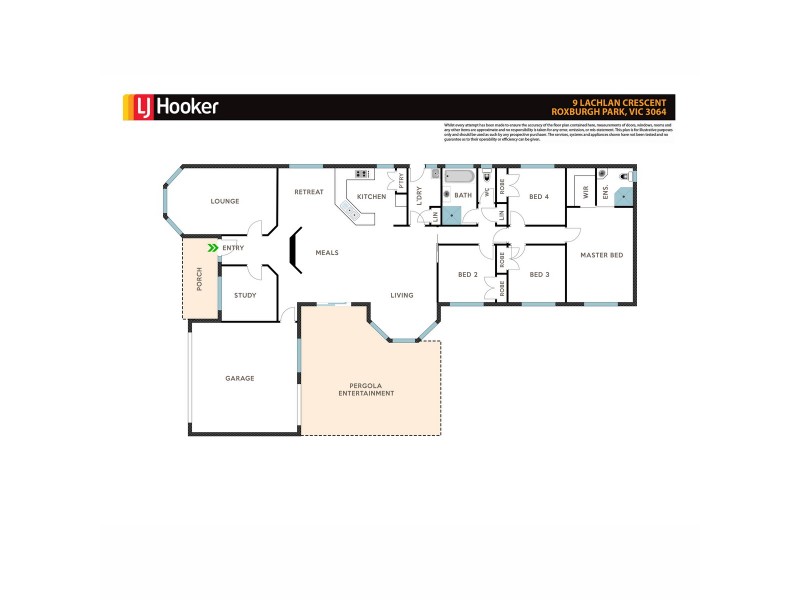 9 Lachlan Crescent, Roxburgh Park VIC 3064 Floorplan