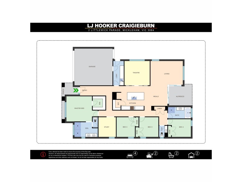 2 Littlewick Parade, Mickleham VIC 3064 Floorplan