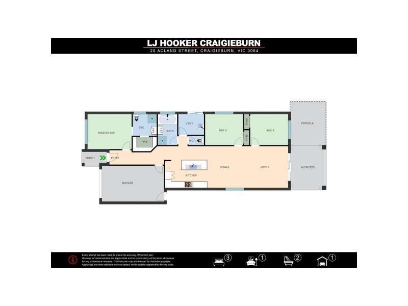 20 Acland Street, Craigieburn VIC 3064 Floorplan