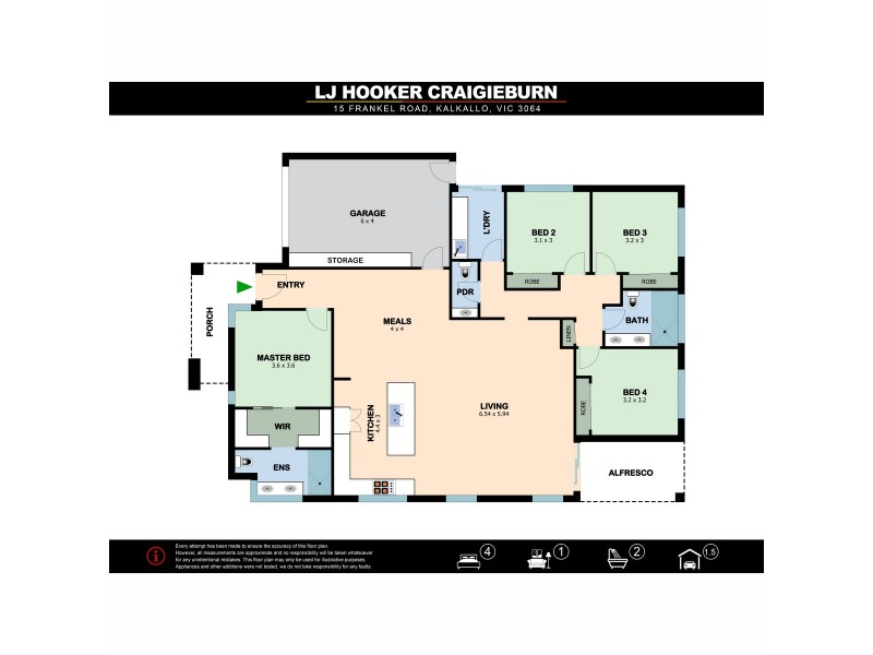 15 Frankel Road, Kalkallo VIC 3064 Floorplan