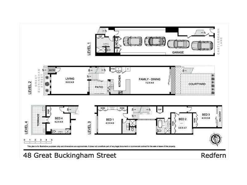 48 Great Buckingham Street, Redfern NSW 2016 Floorplan