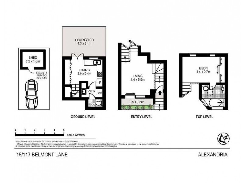 15/117 Belmont Lane, Alexandria NSW 2015 Floorplan