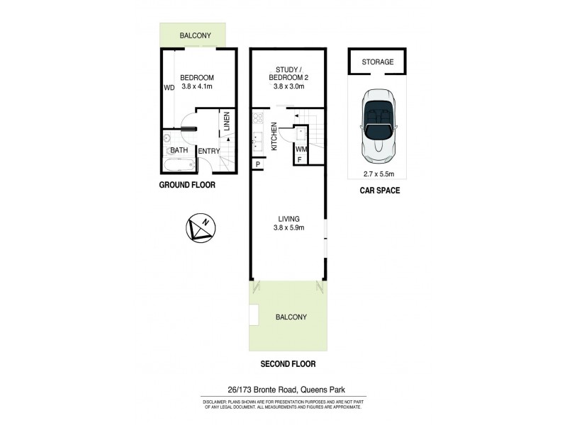 26/173-179 Bronte Road, Queens Park NSW 2022 Floorplan