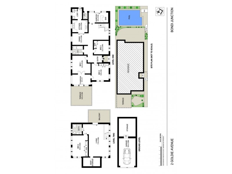 2 Goldie Avenue, Bondi Junction NSW 2022 Floorplan