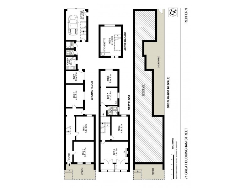 71 Great Buckingham Street, Redfern NSW 2016 Floorplan