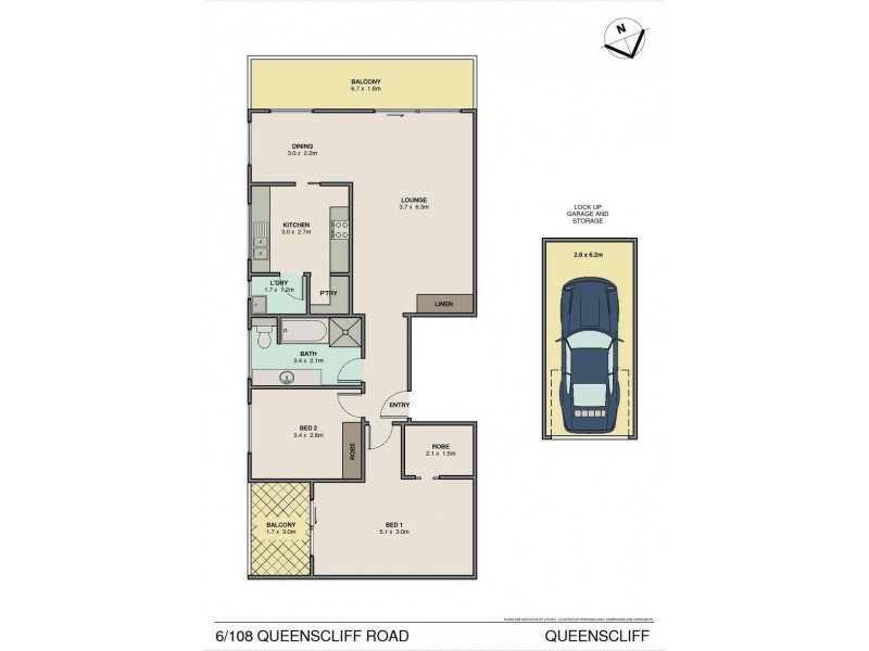 6/108 Queenscliff Road, Queenscliff NSW 2096 Floorplan
