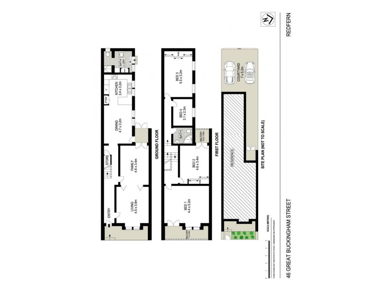 46 Great Buckingham Street, Redfern NSW 2016 Floorplan