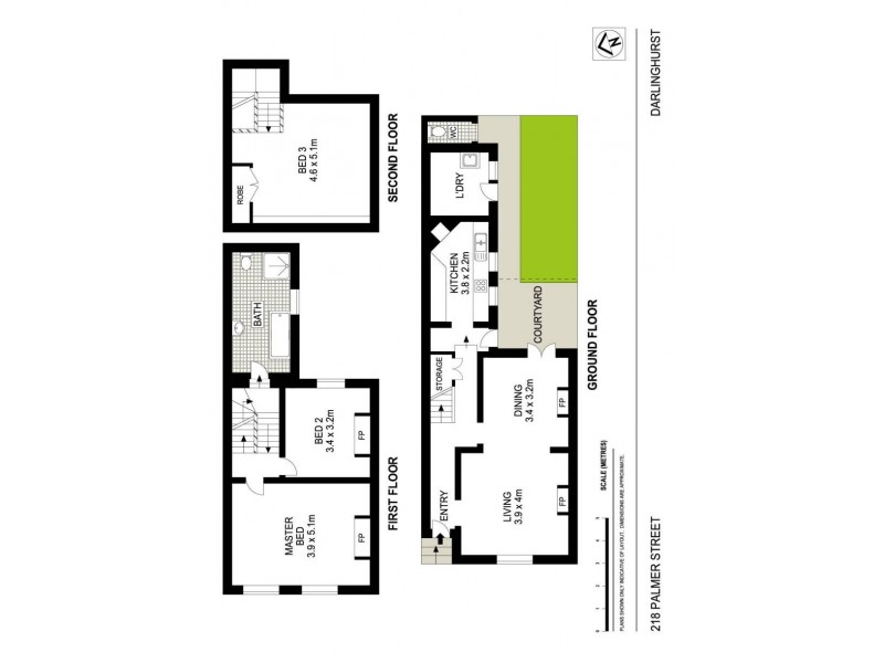218 Palmer Street, Darlinghurst NSW 2010 Floorplan