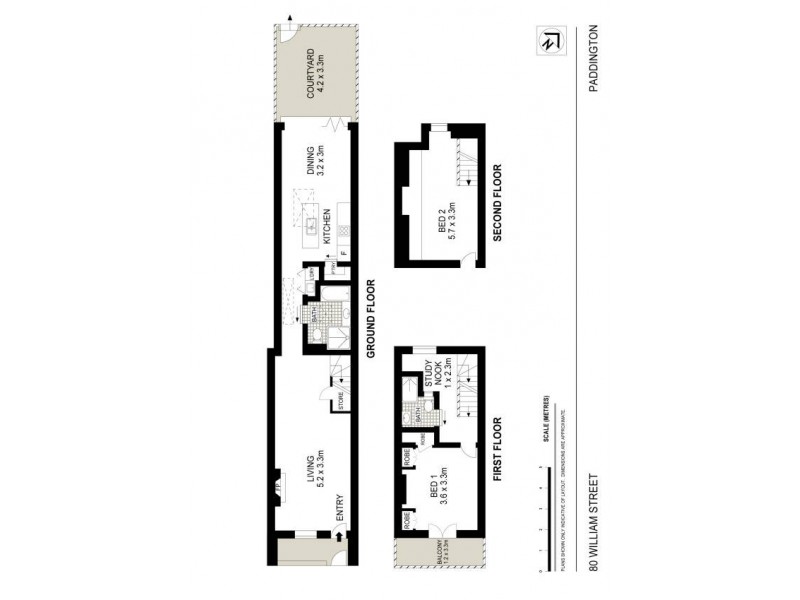 80 William Street, Paddington NSW 2021 Floorplan