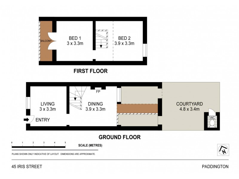 45 Iris Street, Paddington NSW 2021 Floorplan