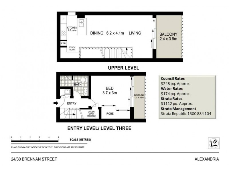 24/30 Brennan Street, Alexandria NSW 2015 Floorplan