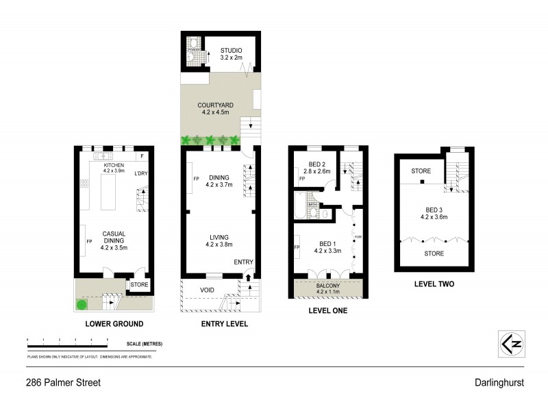 286 Palmer Street, Darlinghurst NSW 2010 Floorplan