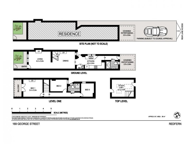 169 George Street, Redfern NSW 2016 Floorplan